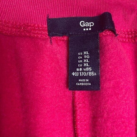 Gap Hot Pink Sweatpants Size XL Like New - Picture 5 of 5